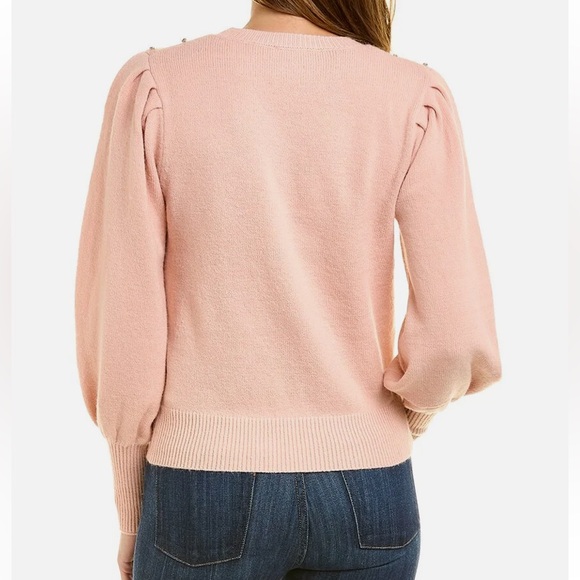 Nanette Embellished Long Sleeved Sweater in Mauve - Picture 2 of 9